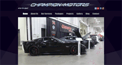 Desktop Screenshot of championmotors.ca